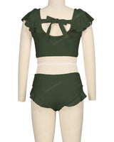 Frill Shoulder Bikini Top