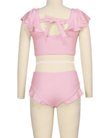 Frill Shoulder Bikini Top