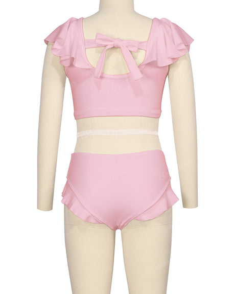 Frill Shoulder Bikini Top