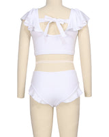 Frill Shoulder Bikini Top