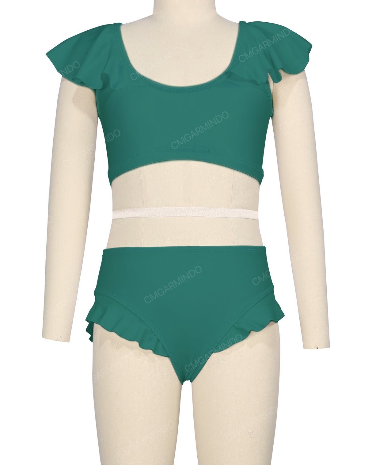 Frill Shoulder Bikini Top