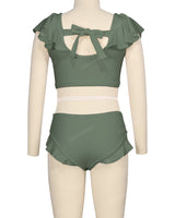 Frill Shoulder Bikini Top