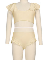 Frill Shoulder Bikini Top