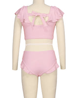 Frill Shoulder Bikini Top