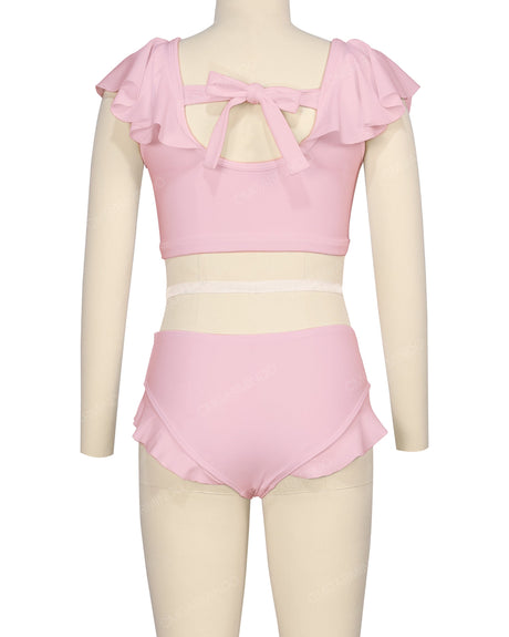 Frill Shoulder Bikini Top