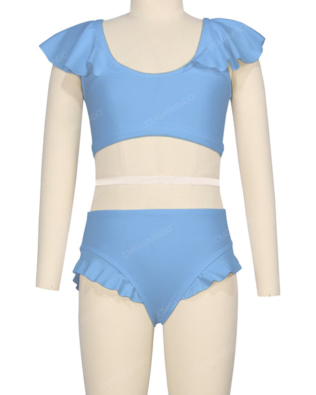Frill Shoulder Bikini Top