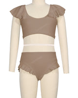 Frill Shoulder Bikini Top