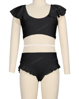 Frill Shoulder Bikini Top