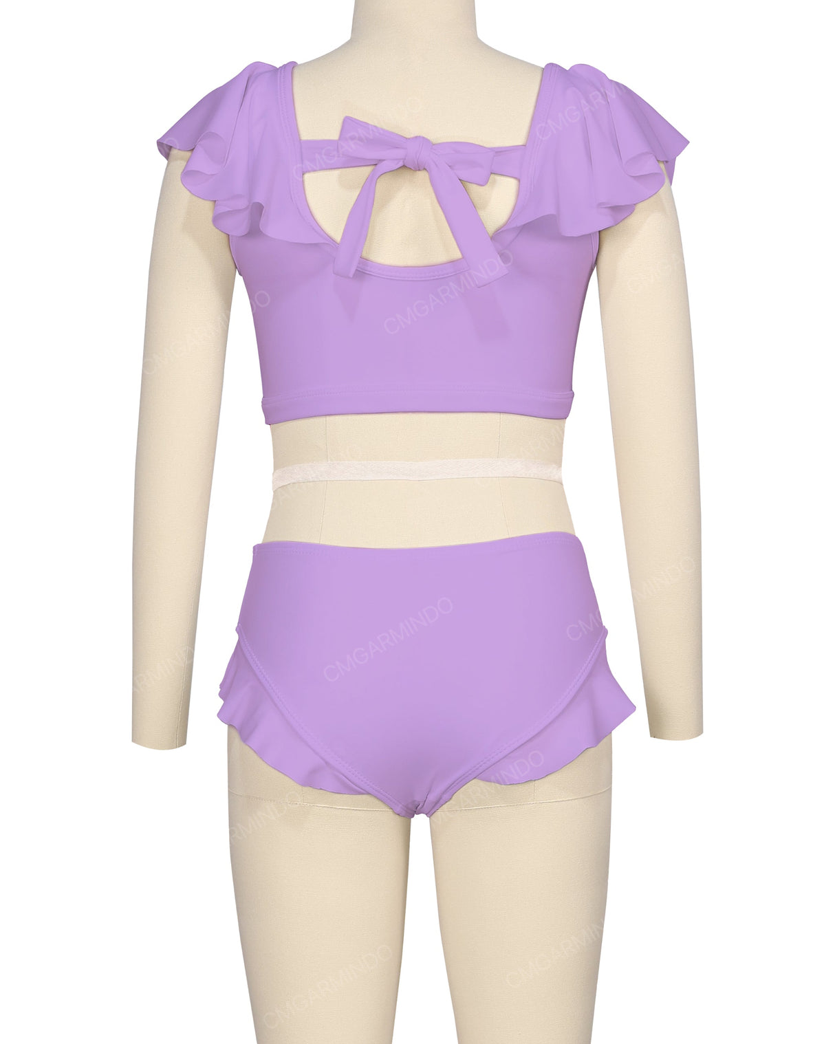Frill Shoulder Bikini Top
