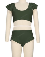 Frill Shoulder Bikini Top