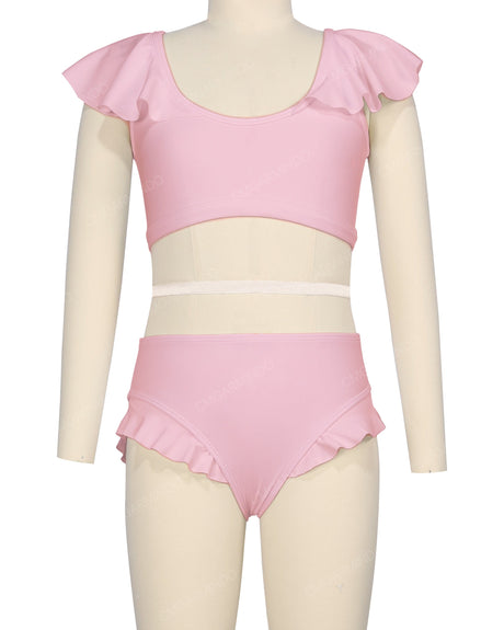 Frill Shoulder Bikini Top
