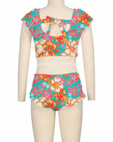 Frill Shoulder Bikini Top