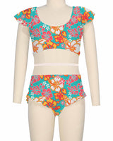 Frill Shoulder Bikini Top