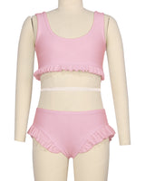 Frill Hem Bikini Top