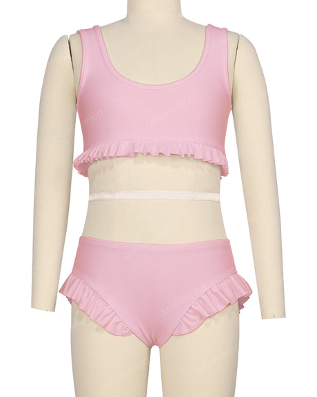 Frill Hem Bikini Top