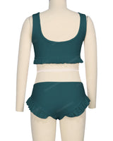 Frill Hem Bikini Top