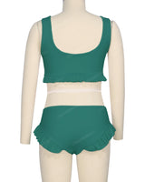 Frill Hem Bikini Top