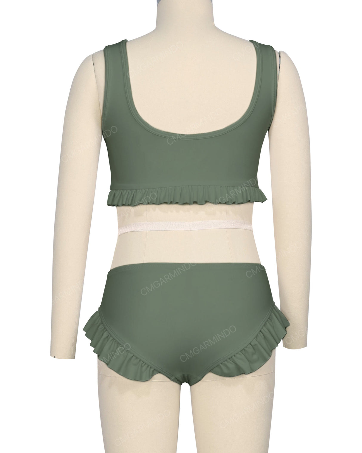 Frill Hem Bikini Top