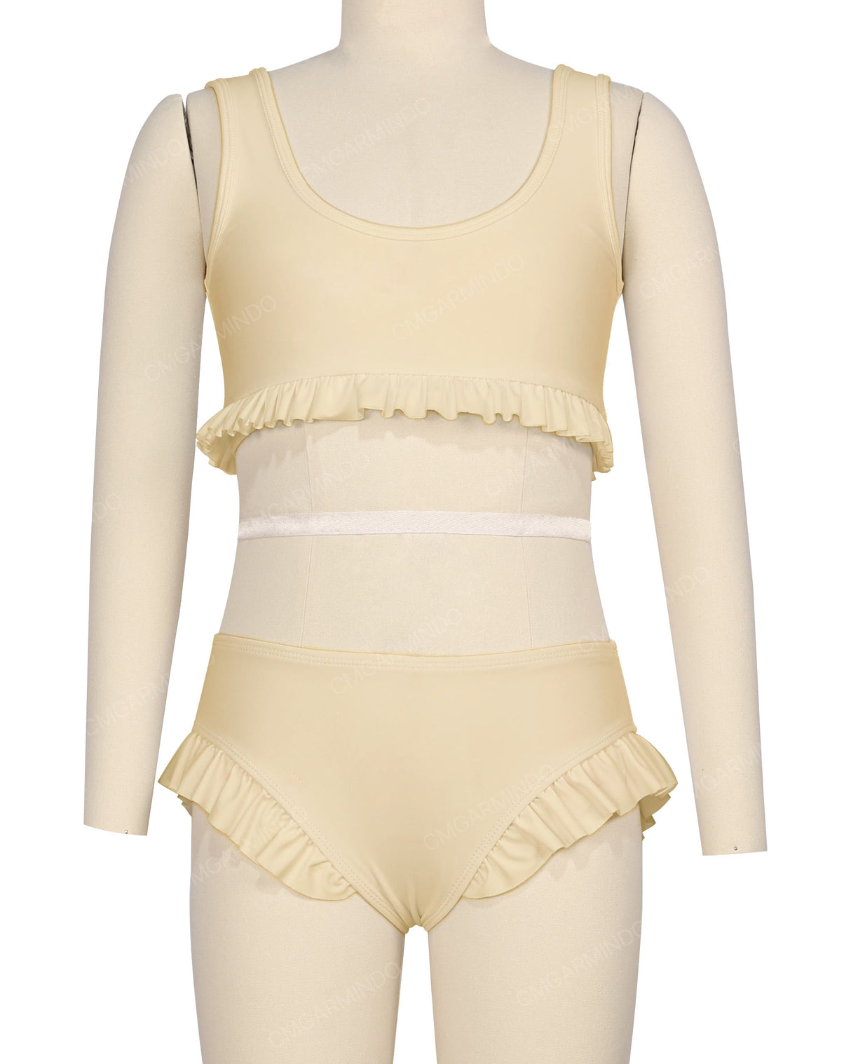 Frill Hem Bikini Top