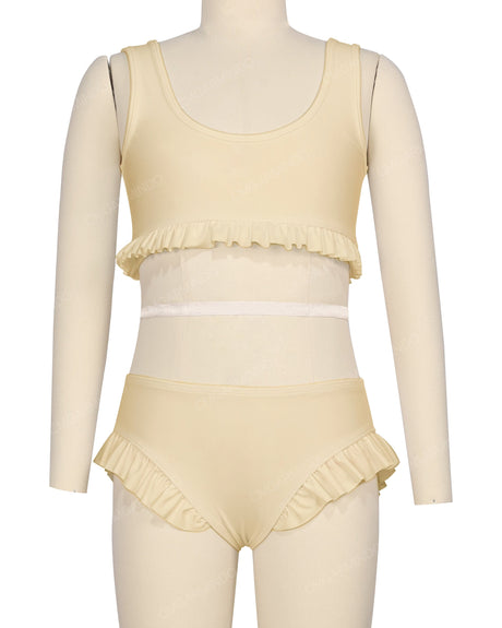 Frill Hem Bikini Top