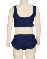 Frill Hem Bikini Top