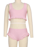 Frill Hem Bikini Top
