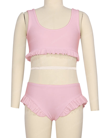 Frill Hem Bikini Top