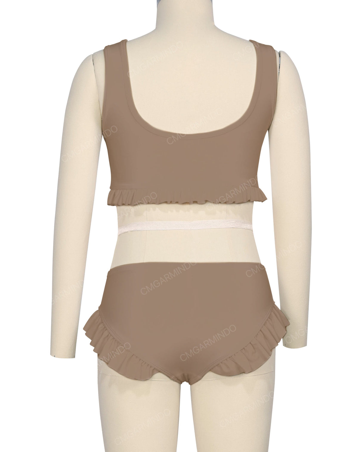 Frill Hem Bikini Top