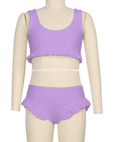 Frill Hem Bikini Top