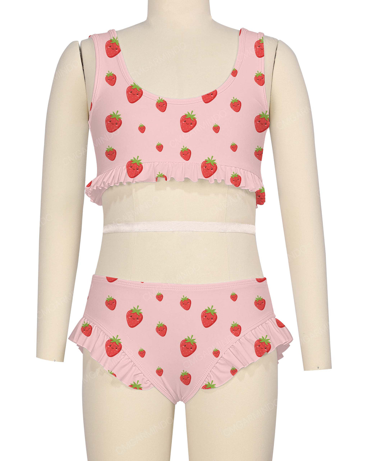 Frill Hem Bikini Top