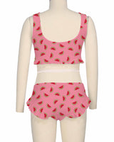 Frill Hem Bikini Top