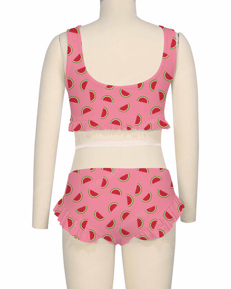 Frill Hem Bikini Top