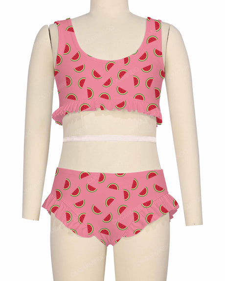 Frill Hem Bikini Top