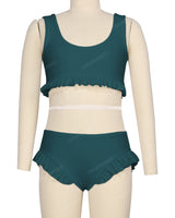 Frill Hem Bikini Top