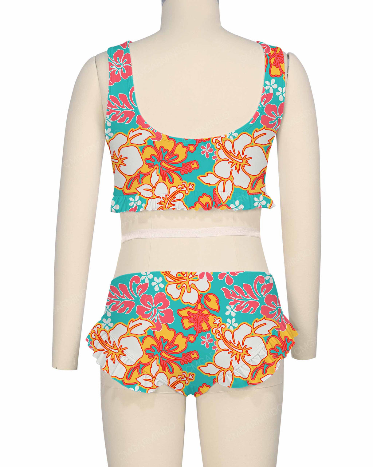 Frill Hem Bikini Top