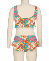 Frill Hem Bikini Top