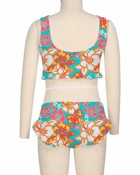 Frill Hem Bikini Top