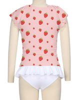 Flounce Sleeve Raglan Crop Top