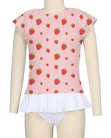 Flounce Sleeve Raglan Crop Top