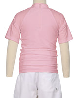 Short Sleeve Zip Back Raglan Rashie