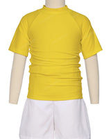 Short Sleeve Zip Back Raglan Rashie