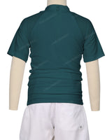 Short Sleeve Zip Back Raglan Rashie
