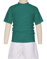 Short Sleeve Zip Back Raglan Rashie