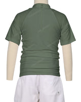 Short Sleeve Zip Back Raglan Rashie