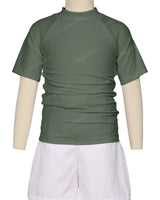 Short Sleeve Zip Back Raglan Rashie