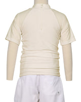 Short Sleeve Zip Back Raglan Rashie
