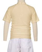 Short Sleeve Zip Back Raglan Rashie