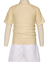 Short Sleeve Zip Back Raglan Rashie