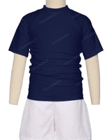 Short Sleeve Zip Back Raglan Rashie