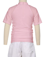 Short Sleeve Zip Back Raglan Rashie